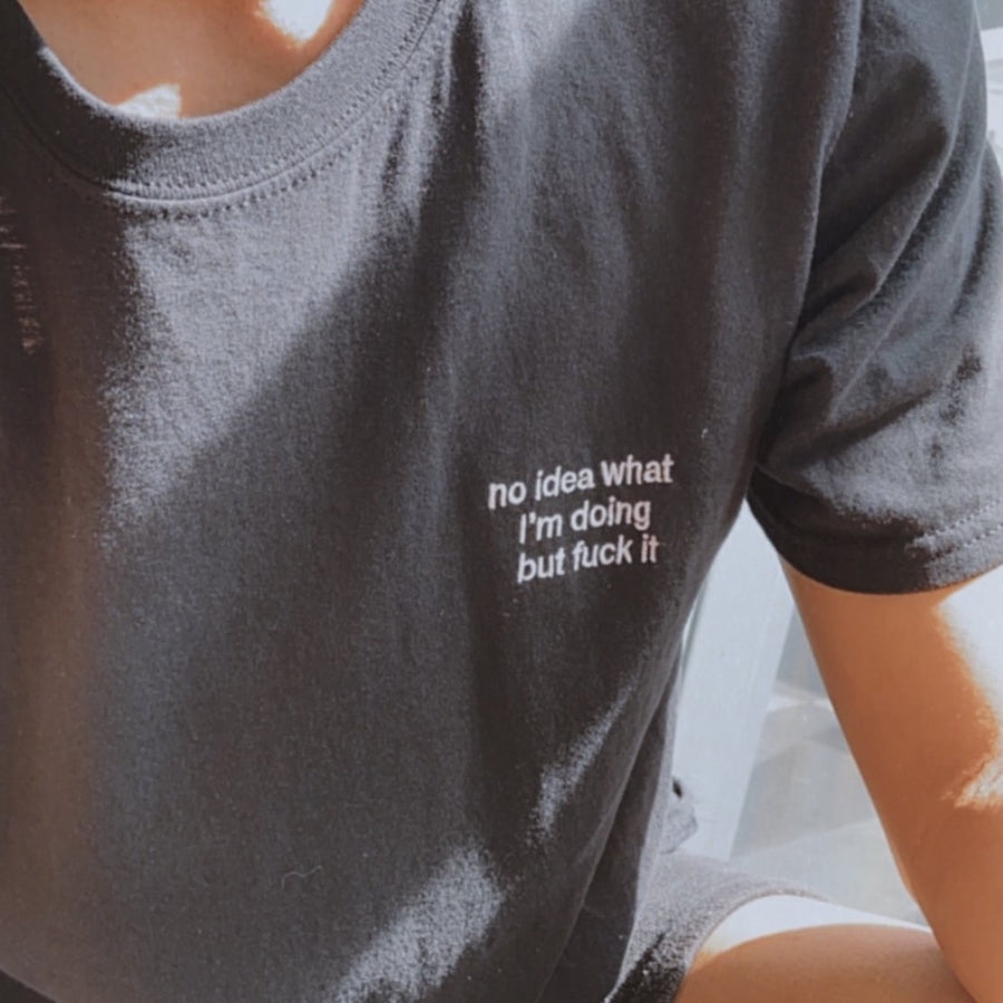 no idea what i'm doing but fuck it by ronwritings.