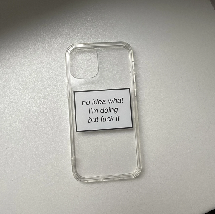 no idea what I'm doing but fuck it phone case (Samsung) by  ronwritings.