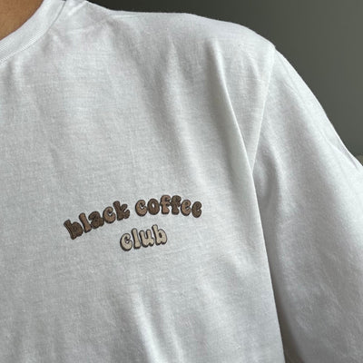 ronwritings shop – black coffee club t-shirt