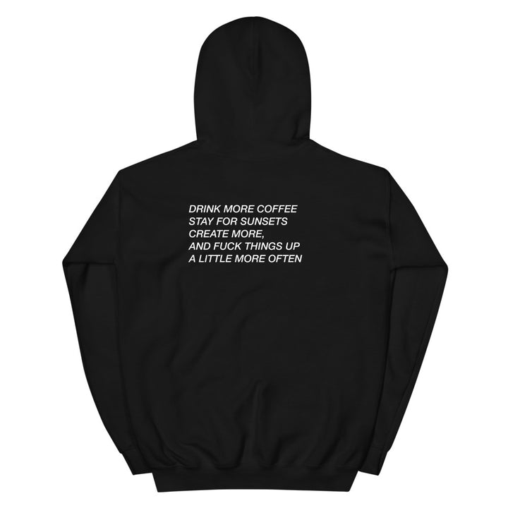 ronwritings hoodie (with backprint) by  ronwritings.